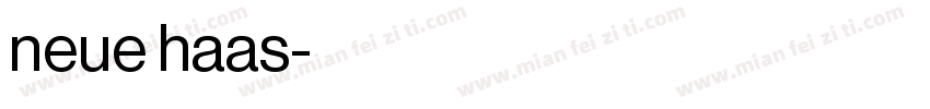 neue haas字体转换